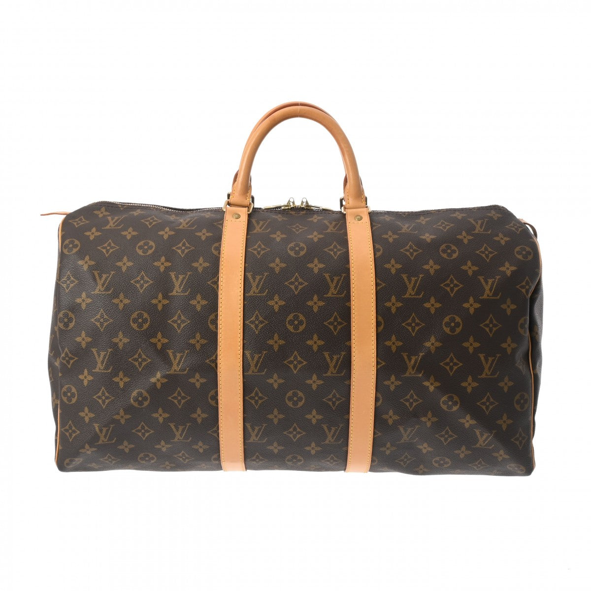 LOUIS VUITTON ルイヴィトン モノグラム キーポル 50 ブラウン M41426 ユニセックス モノグラムキャンバス ボストンバッグ ABランク 中古 