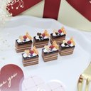 【ミニチュアスイーツ】紅茶とオレンジのチョコレートケーキ