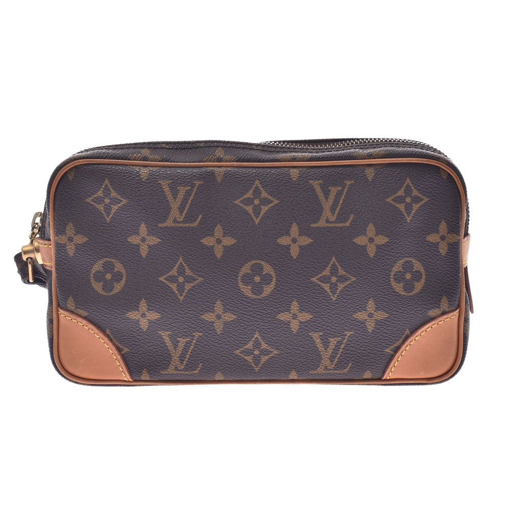 LOUIS VUITTON ルイヴィトン モノグラム マルリードラゴンヌ PM ブラウン M51827 メンズ モノグラムキャンバス セカンドバッグ Bランク 中古 