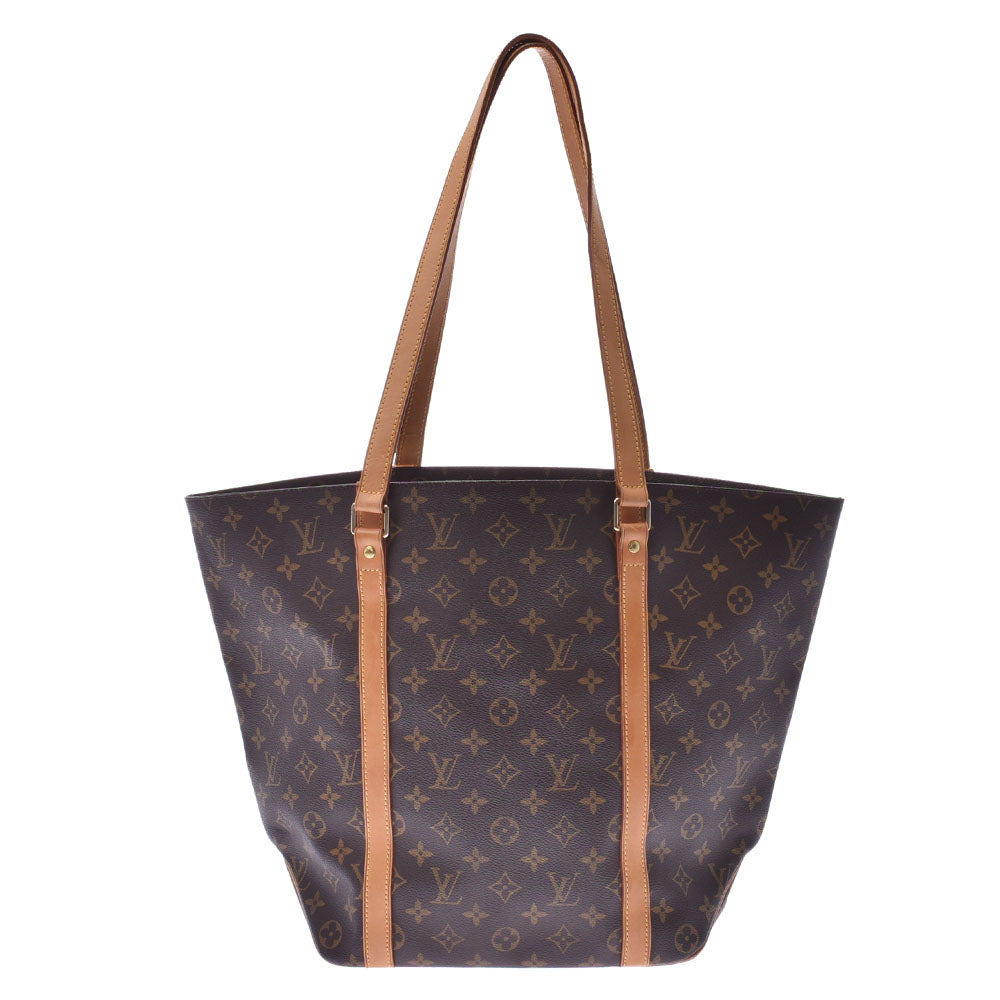 LOUIS VUITTON ルイヴィトン モノグラム サックショッピング ブラウン M51108 ユニセックス モノグラムキャンバス トートバッグ Bランク 中古 