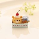 KUMA CAFE…くまさんぱん(さくらんぼ)とりんごジャム