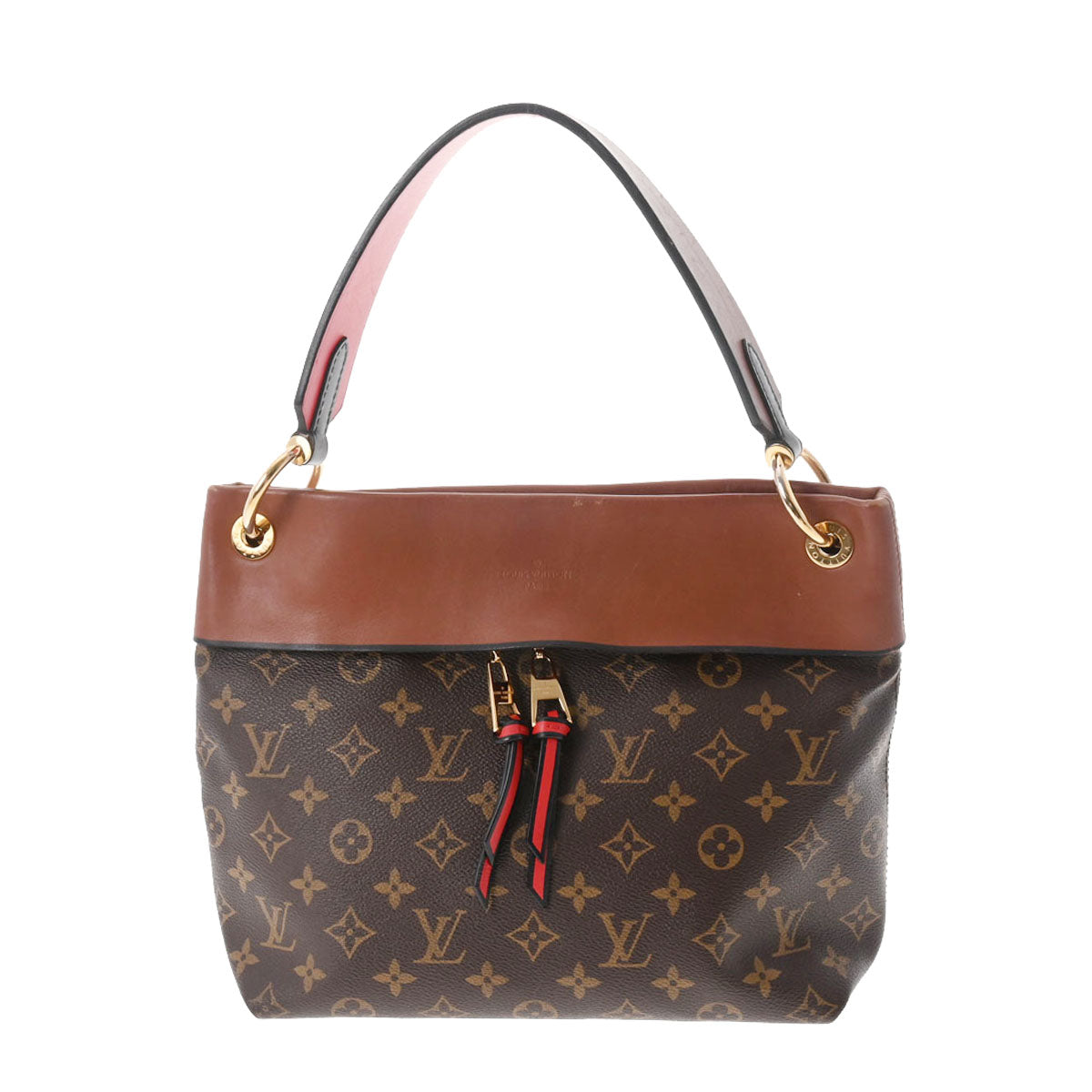 LOUIS VUITTON ルイヴィトン モノグラム テュイルリーブザス キャメル M43157 レディース モノグラムキャンバス 2WAYバッグ Bランク 中古 