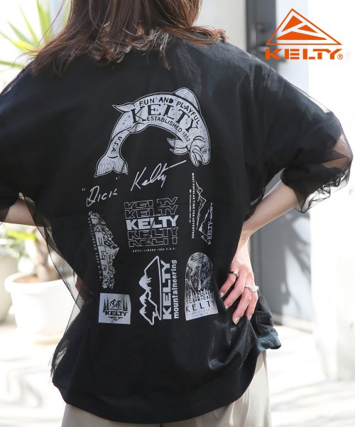 別注【KELTY】Back Print vintage archive LOGO crewneck Tee ヴィンテージアーカイブ ロゴ クルーネック Tシャツ