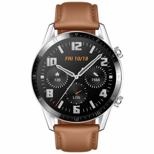 HUAWEI ファーウェイ Watch GT2 46mm BR Pebble Brown 2週間長時間バッテリー スマートなスポーツモード 音楽再生 血中酸素測定