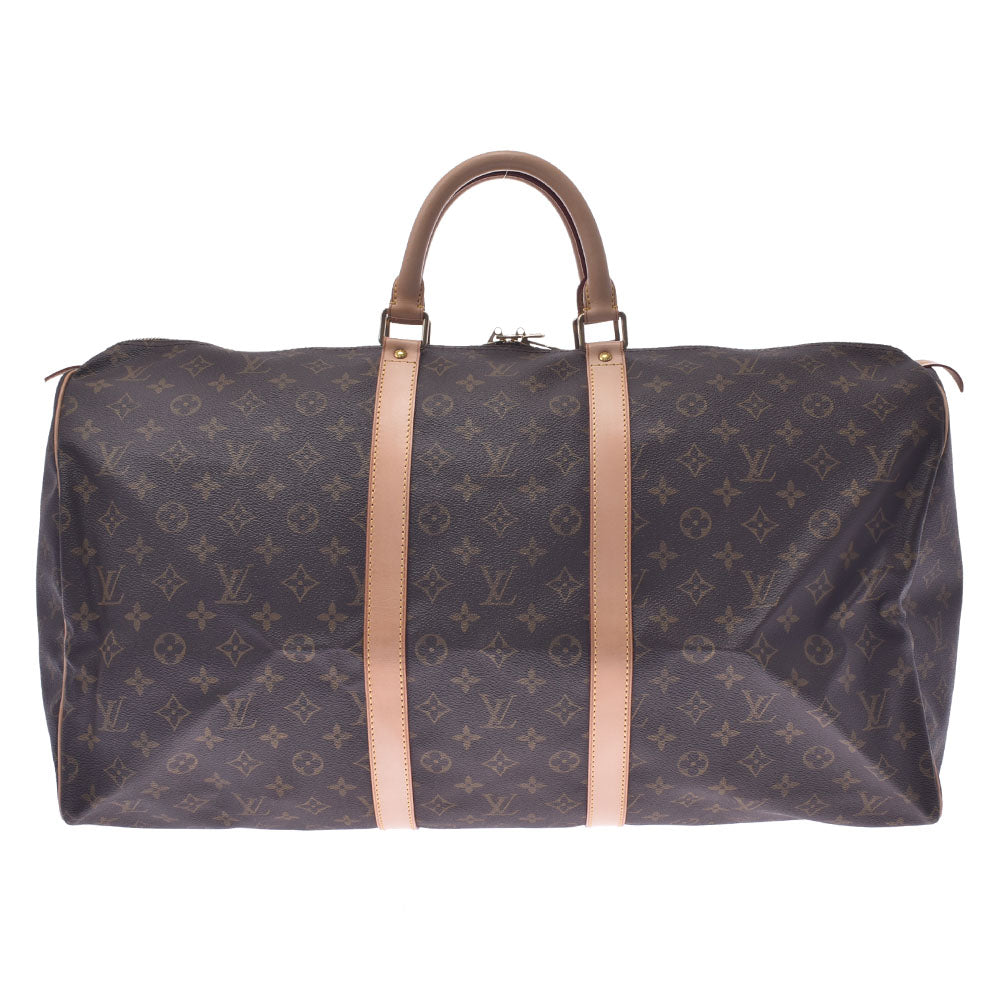 LOUIS VUITTON ルイヴィトン モノグラム キーポル55 ブラウン M41424 ユニセックス モノグラムキャンバス ボストンバッグ 新同 中古 