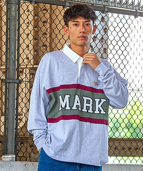 What it isnt by MARK GONZALES ルーズシルエットL/Sビッグラガーシャツ オーバーサイズ