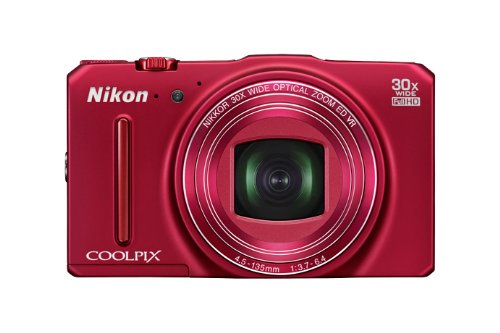 Nikon デジタルカメラ S9700 光学30倍 1605万画素 ヴェルヴェットレッド S9700RD【中古品】