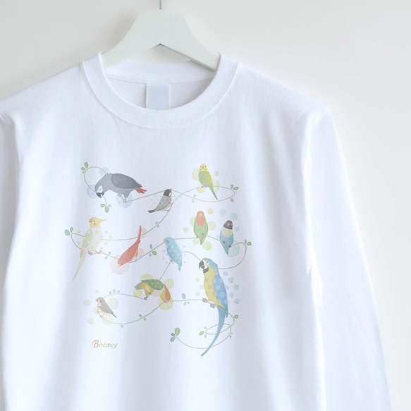 長袖Tシャツ（Natural Bird）