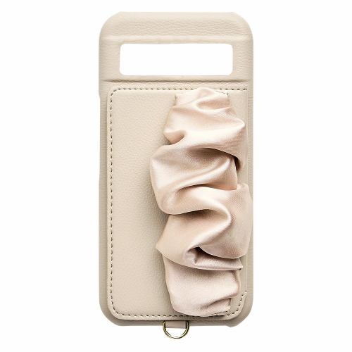 ユニケース Classy Scrunchie Case for Pixel8a(beige) UNI-CSPX24M-2CSBE