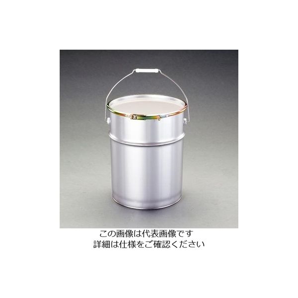 エスコ 20L ペール缶(バンドタイプ/耐食・耐薬品性/SUS) EA991AG-8 1缶（直送品）