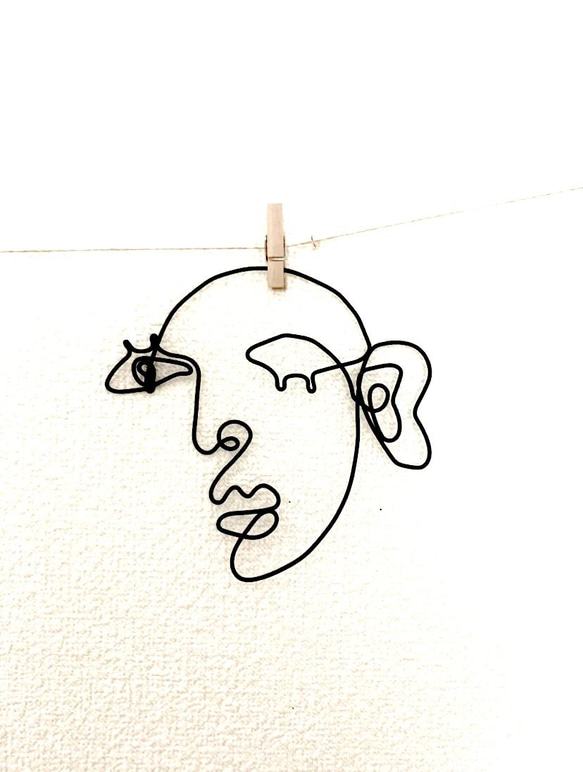 a wire face