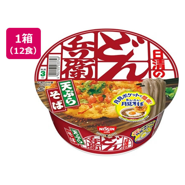 日清食品 どん兵衛 天ぷらそば〔東〕 12食 F815887