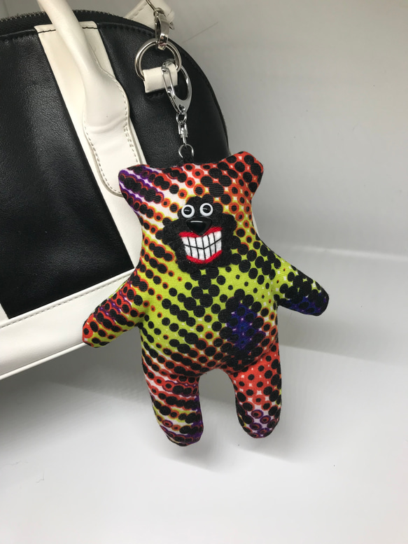 【9月下旬発送予定】KOKEHI375 ”BIG Plush Key Chain” [rainbow]