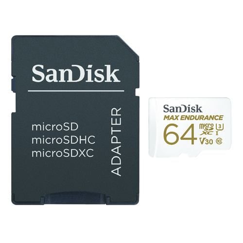 サンディスク SanDisk MAX Endurance高耐久カード 64GB 防犯カメラなどに!SDSQQVR-064G-JN3ID