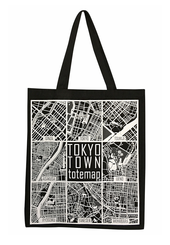 TOKYO TOWN totemap BLACK (東京タウントートマップ 黒）