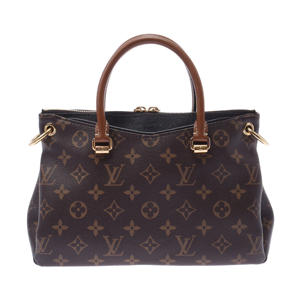 LOUIS VUITTON ルイヴィトン モノグラム パラスBB 2WAYバッグ ノワール M42960 レディース モノグラムキャンバス ハンドバッグ Aランク 中古 