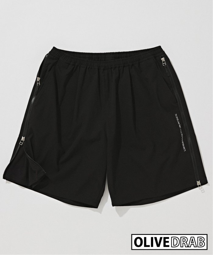 ベーセーストック/OLIVEDRAB SIDE ZIP SHORTS