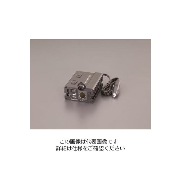 エスコ DC24V→AC100V/150W 3WAYインバーター EA812JA-8A 1台（直送品）