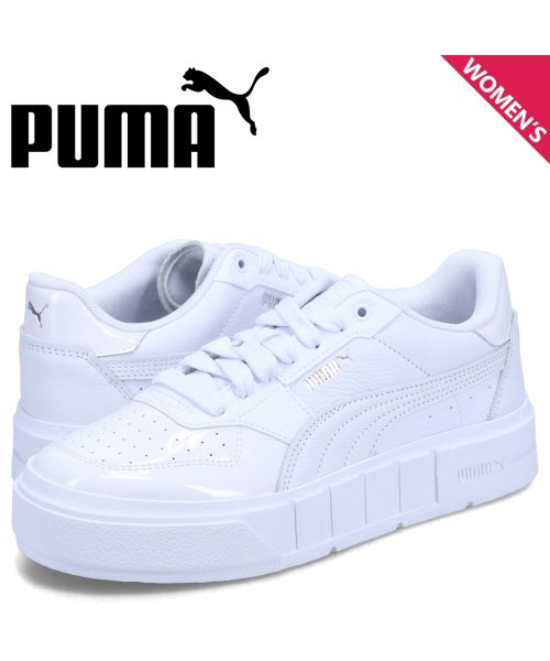 PUMA プーマ スニーカー カリ コート パテント レディース 厚底 CALI COURT PATENT WNS ホワイト 白 394755－02