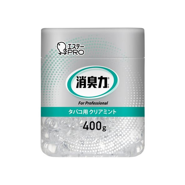 エステー 消臭力業務用ビーズタイプ 本体 400g タバコ用クリアミント FCB8865-392072