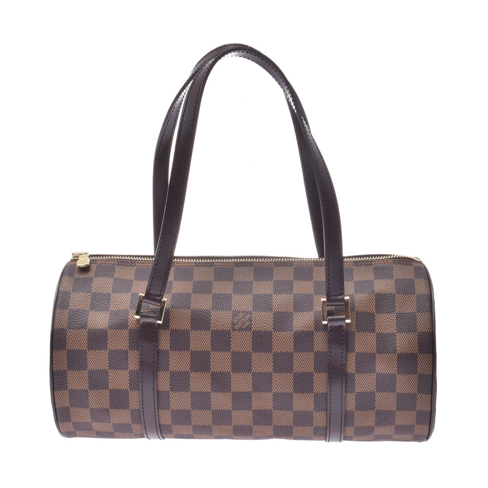 LOUIS VUITTON ルイヴィトンパピヨンGM  ダミエ ブラウン ユニセックス ダミエキャンバス ハンドバッグ N51303  中古