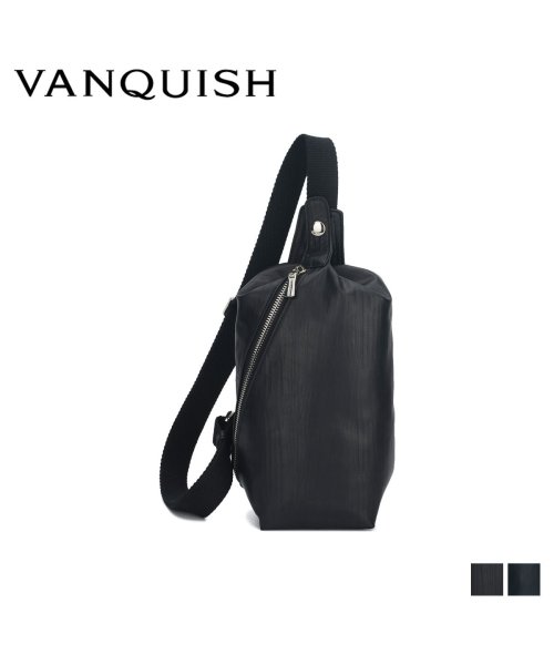 ヴァンキッシュ VANQUISH バッグ ウエストバッグ ボディバッグ メンズ 撥水 BODY BAG ブラック ネイビー 黒 VQM－41530