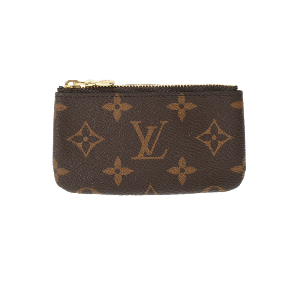 LOUIS VUITTON ルイヴィトン モノグラム ポシェットクレ  ブラウン M62650 ユニセックス モノグラムキャンバス コインケース 未使用 