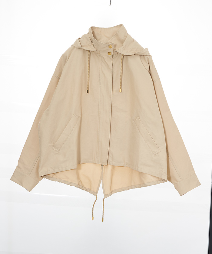 マイカアンドディール/nylon hooded blouson