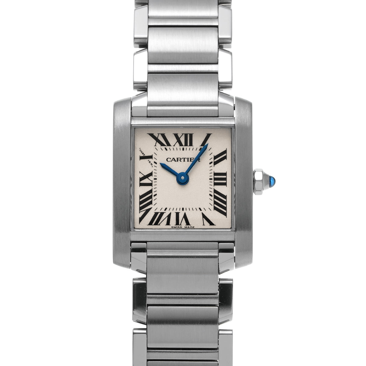 【2025 カレンダーの人気アイテム】 CARTIER カルティエ タンク フランセーズ SM W51008Q3 レディース 腕時計 クォーツ Aランク 中古 