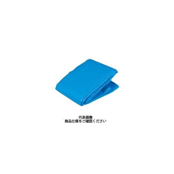 トラスコ中山 TRUSCO 肩掛けなので運搬時両手が使えるブルーシートα2500寸法10.0m×10.0m BSA25-1010 1枚（直送品）