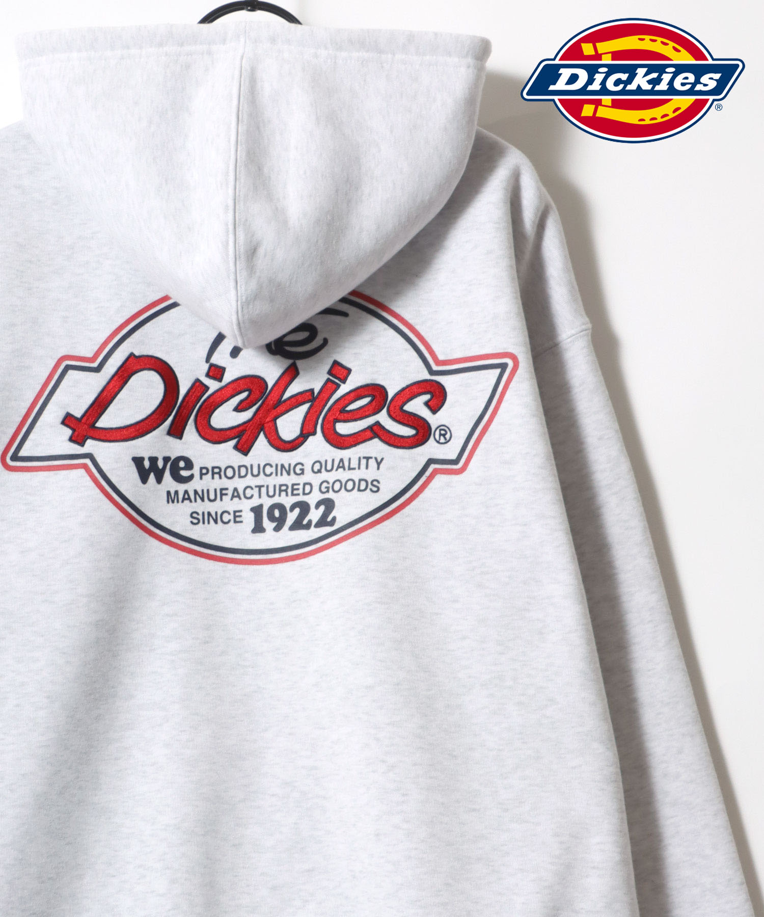 ラザル/【Lazar】Dickies/ディッキーズ 別注 オーバーサイズ 裏起毛 ロゴ バックプリ･･･