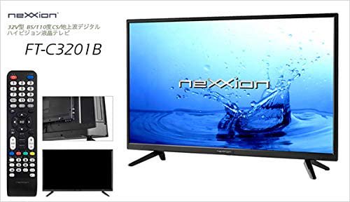 NEXXION 32V型 LED地上波/BS/110度CSデジタル液晶テレビ WS-TV3249B【中古品】