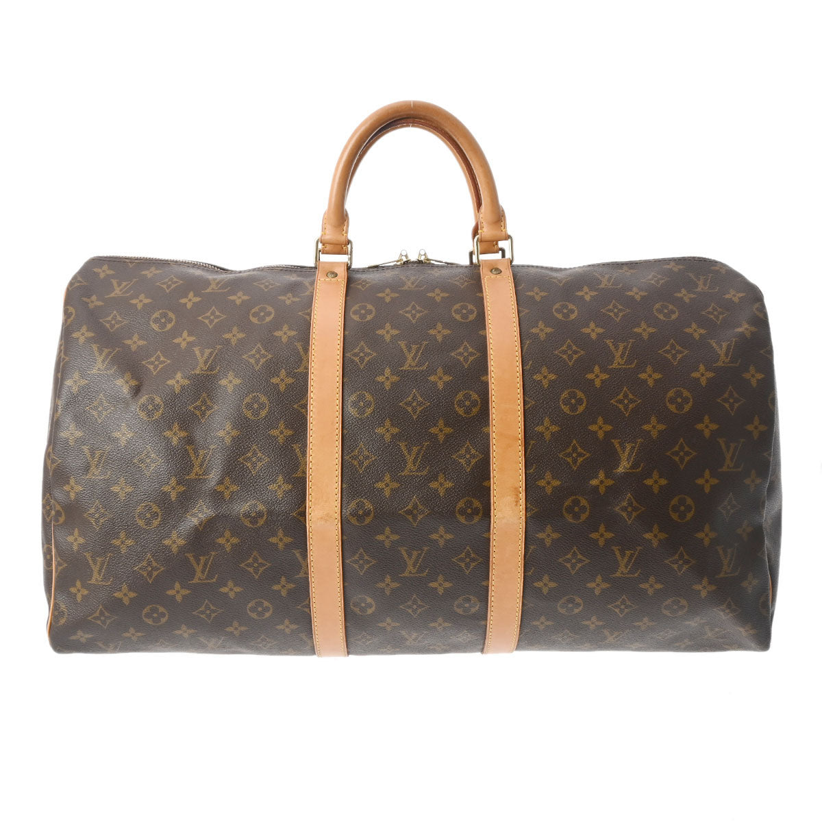 LOUIS VUITTON ルイヴィトン モノグラム キーポル 55 ブラウン M41424 ユニセックス モノグラムキャンバス ボストンバッグ Bランク 中古 