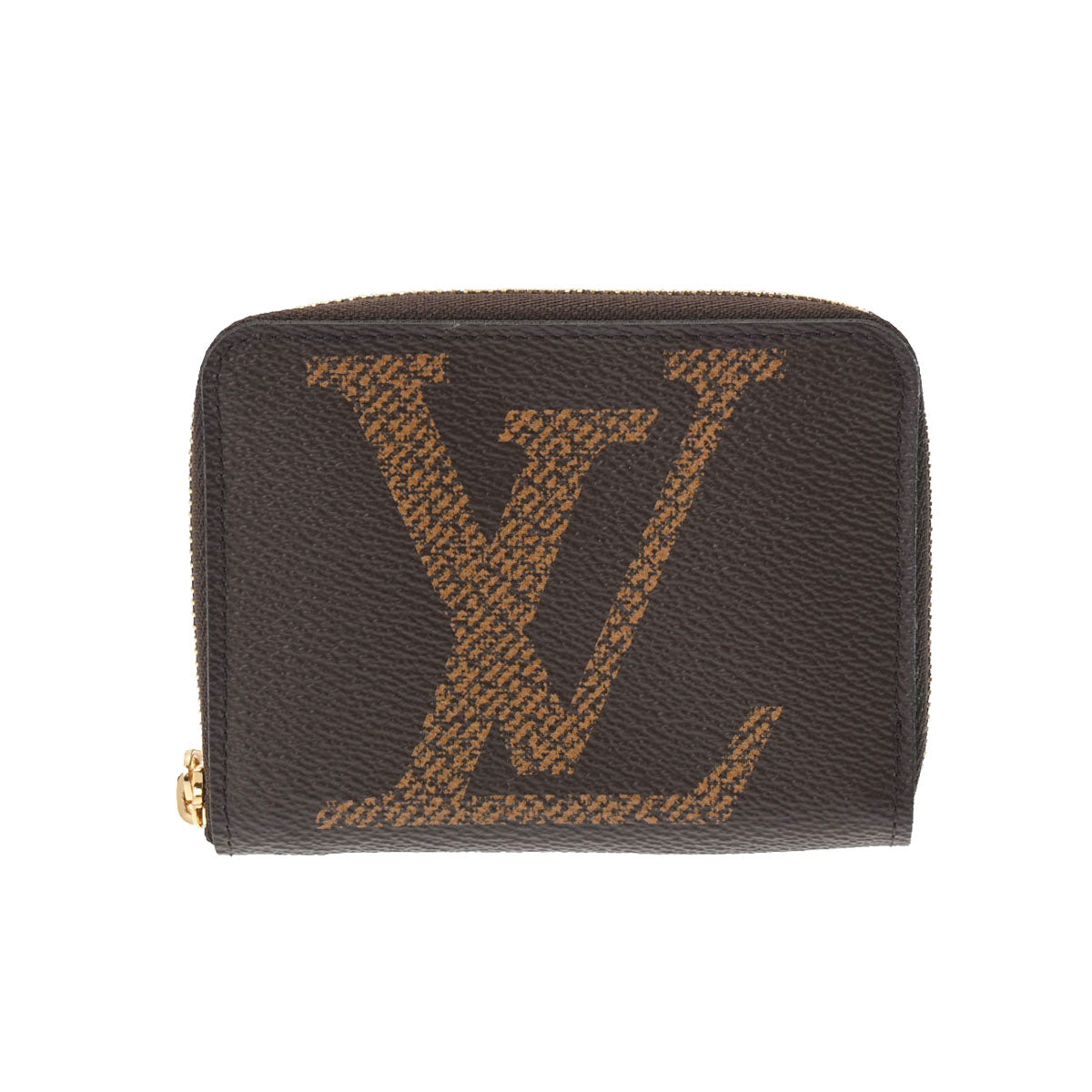 LOUIS VUITTON ルイヴィトン モノグラム ジャイアント ジッピーコインパース ブラウン M69354 ユニセックス モノグラムキャンバス コインケース 新同 中古 