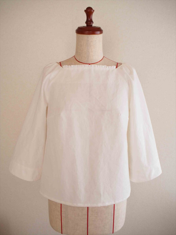 《sale》Veronica -white blouse-