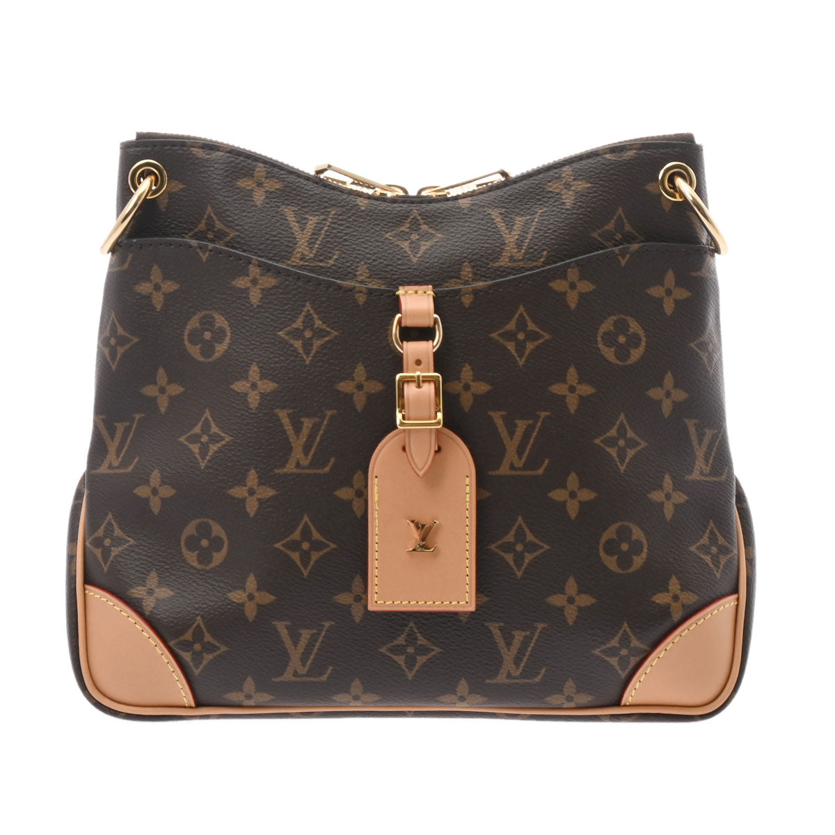 LOUIS VUITTON ルイヴィトン モノグラム オデオンNM PM ブラウン M45354 レディース モノグラムキャンバス ショルダーバッグ Aランク 中古 