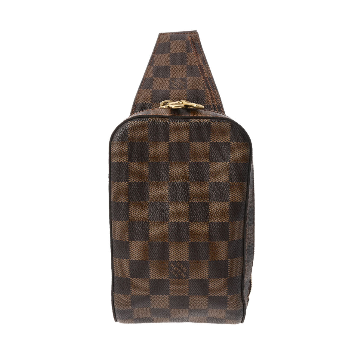 LOUIS VUITTON ルイヴィトン ダミエ ジェロニモス ボディバッグ ブラウン N51994 ユニセックス ダミエキャンバス ショルダーバッグ ABランク 中古 