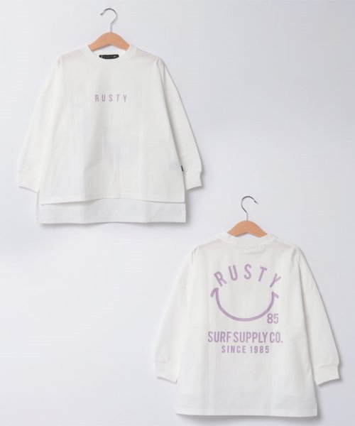 【RUSTY】KIDSナガソデ Tシャツ