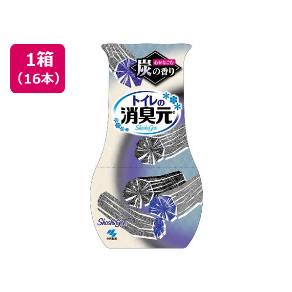 小林製薬 トイレの消臭元 心がなごむ炭の香り 16本 FC838NT-235020