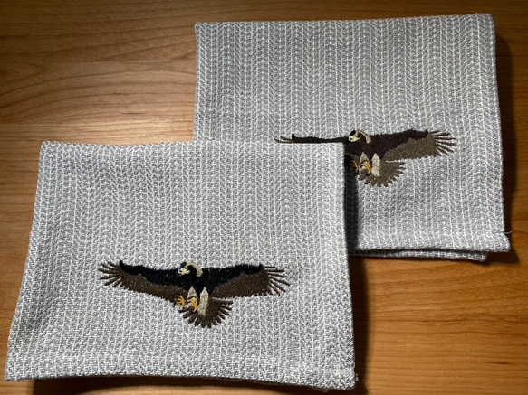 【理科シリーズ】イヌワシのランチョンマット（Lunch Cloth with golden eagle）各一枚