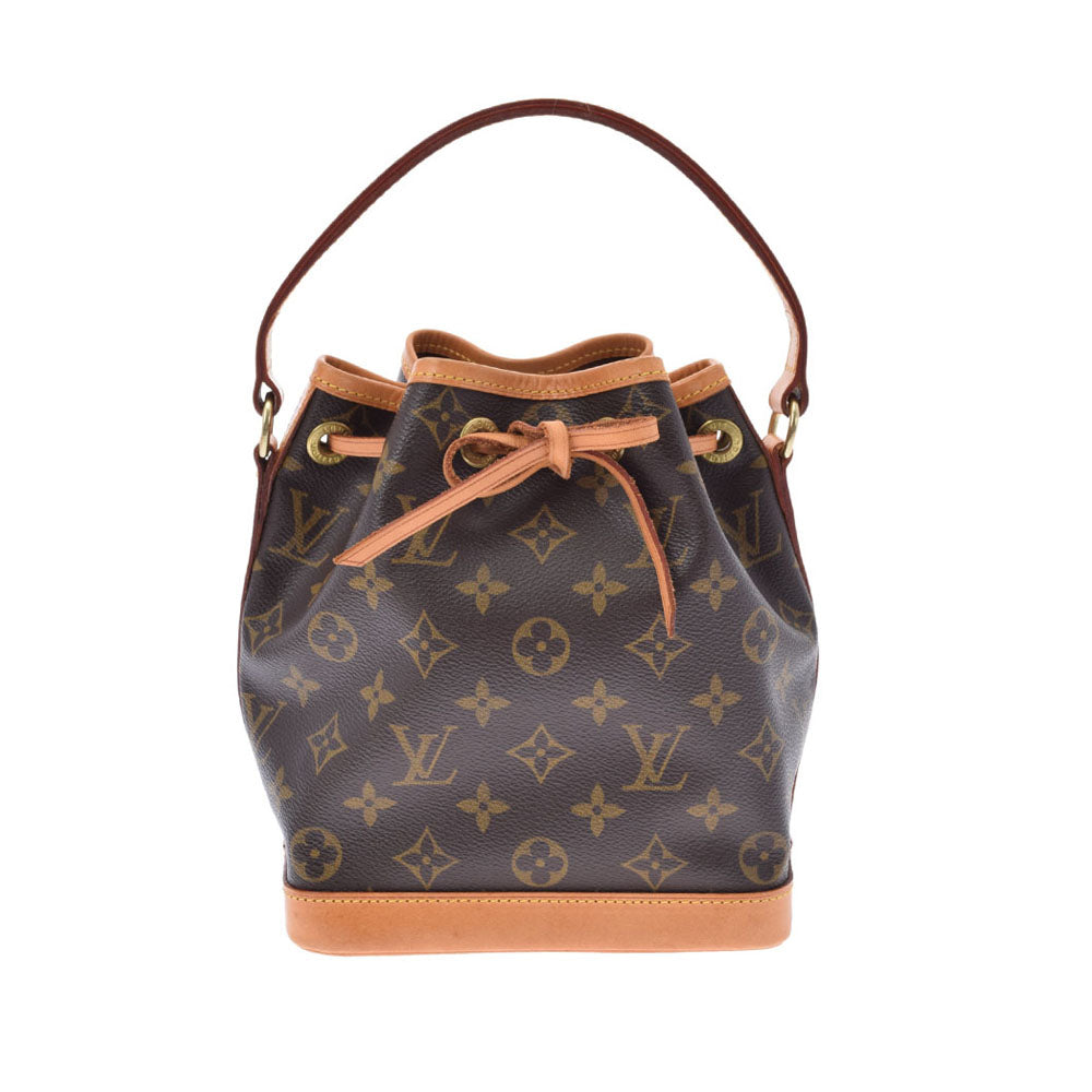 LOUIS VUITTON ルイヴィトン モノグラム ミニノエ ブラウン M42227 レディース モノグラムキャンバス 2WAYバッグ ABランク 中古 