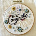 刺繍パネル    ???? congrats ???? 一点物