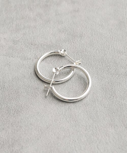 【Al】【PA23002】【Pledge】Silver 925 Hoop Earrings Mini