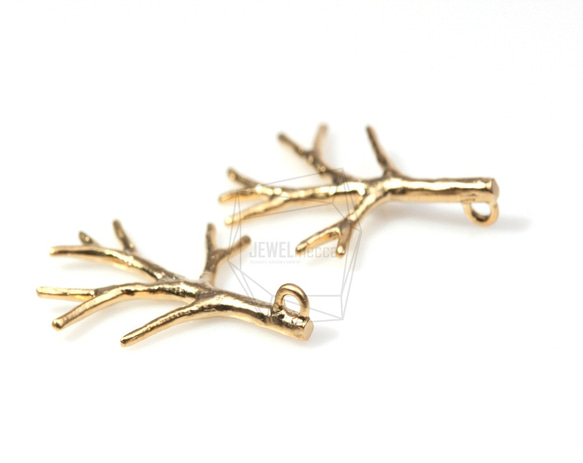 PDT-080-MG【4個入り】冬の木の枝のペンダント,Winter Tree Branch Pendant