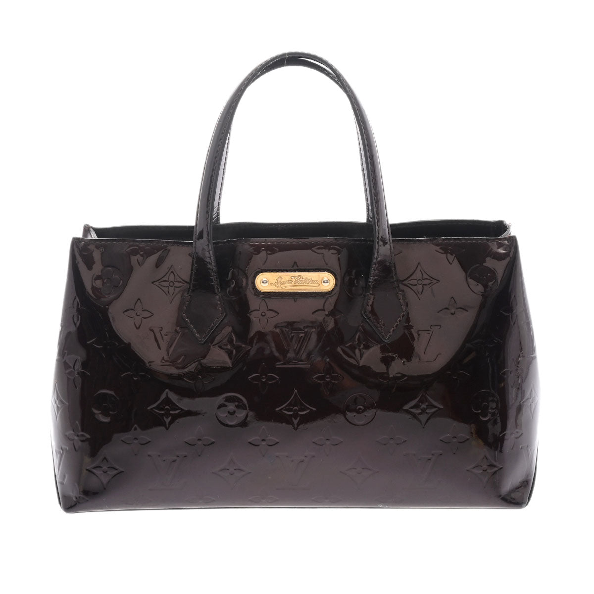 LOUIS VUITTON ルイヴィトン ヴェルニ ウィルシャー PM アラマント M93641 レディース モノグラムヴェルニ ハンドバッグ Bランク 中古 