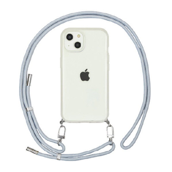 グルマンディーズ iPhone 15/14/13用耐衝撃ケース IIIIFIT LOOP クリア IFT-154CL