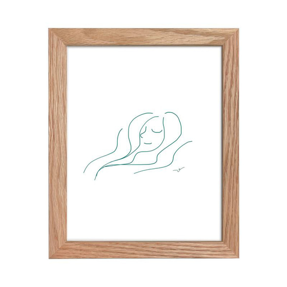 アートプリント『Half Moon』フレーム付き【受注生産】Framed Art Print