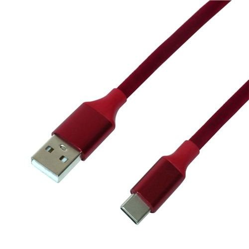 ミヨシ USB-CGT2012／RD 手触りが心地よいケーブル C-A 1.2m レッド