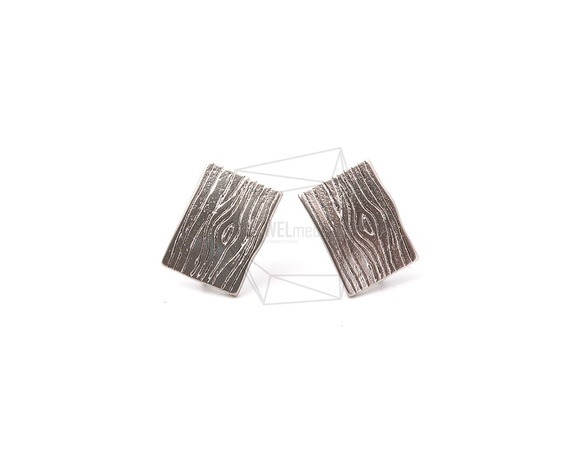 ERG-1123-MR【2個入り】ウッドストライプピアス,Wood Stripes Post Earrings