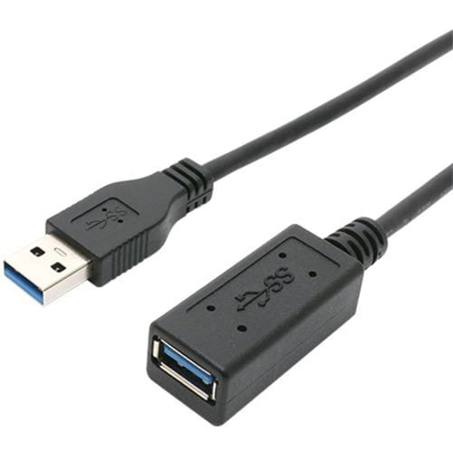 ミヨシ USB-EXM302／BK USB3.0延長ケーブル マグネットタイプ 2m ブラック